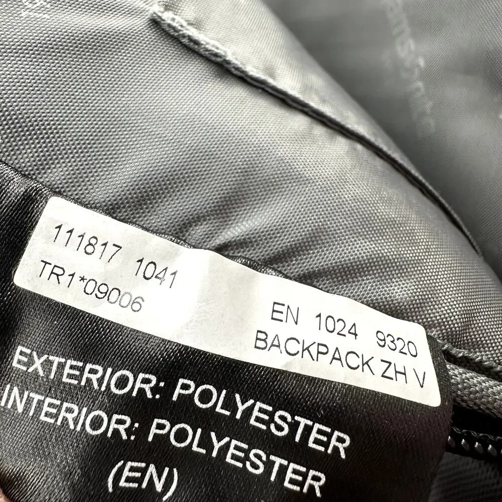 Samsonite Backpack Travel Bag Laptop Multi Pockets Gray Black One Size